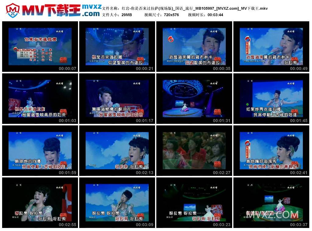 红岩-你是否来过拉萨(现场版)_国语_流行_MB105997